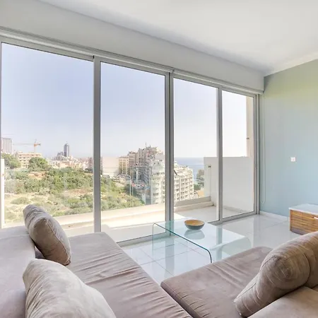 Apartament Beautiful Hill Apt, With Balcony, Seaviews & Wifi By 360 Estates St. Julian's